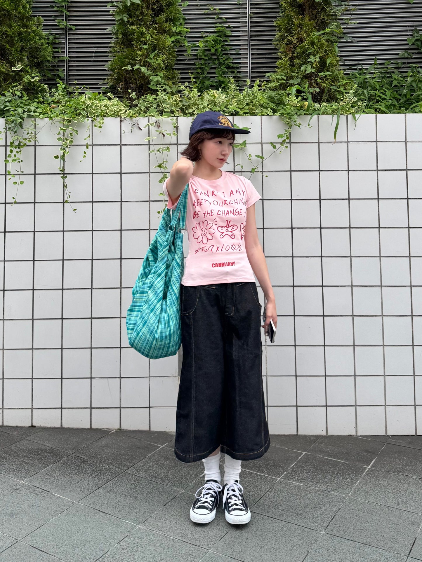 スマイリーフラワーTシャツ DPB91002