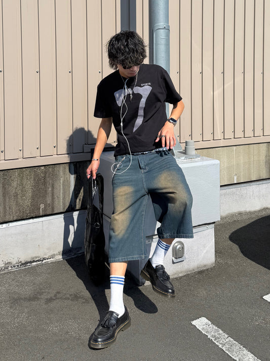 Kenshin_デニムハーフパンツ DPB73379