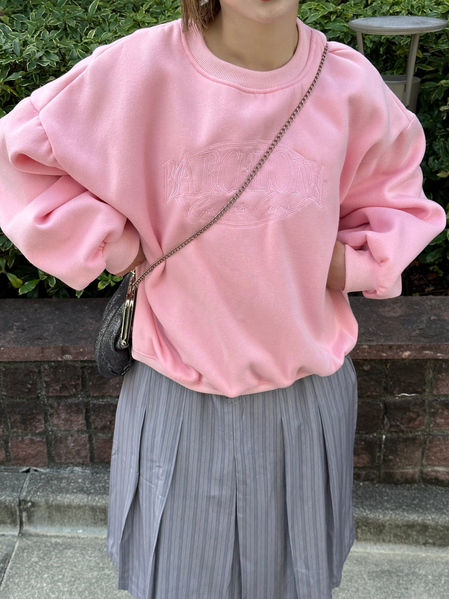 ピンクロゴスウェット DPB76083