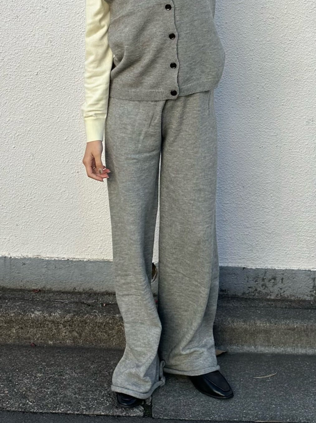 ルーズニットセットアップパンツ DPB47236