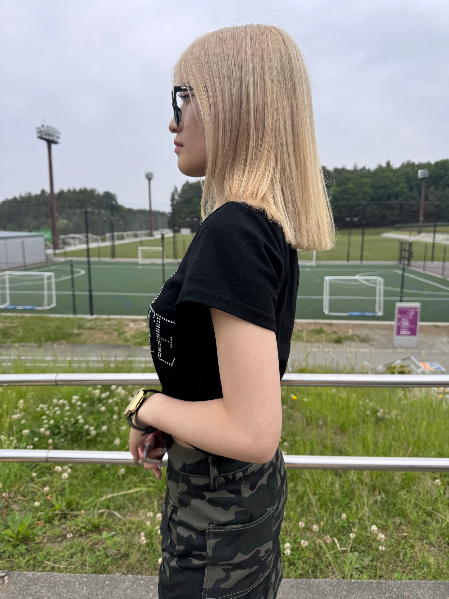 ストーンクロップドTシャツ DPB42376