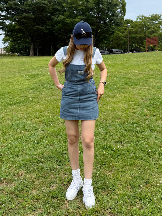 ストライプデニムオールインワン DPB73388