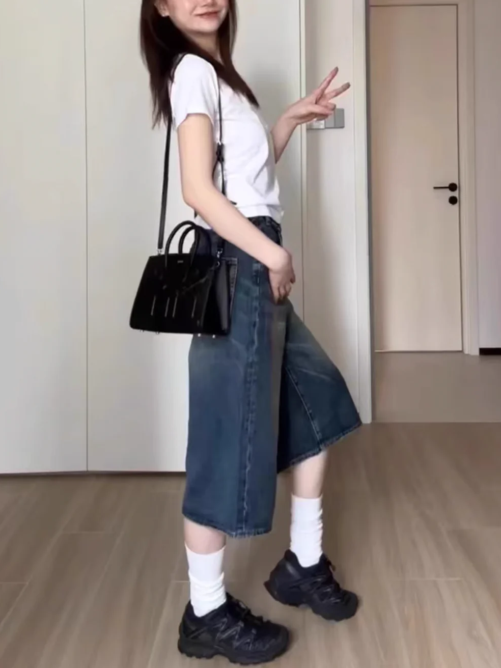 デニムハーフパンツ DPB71681