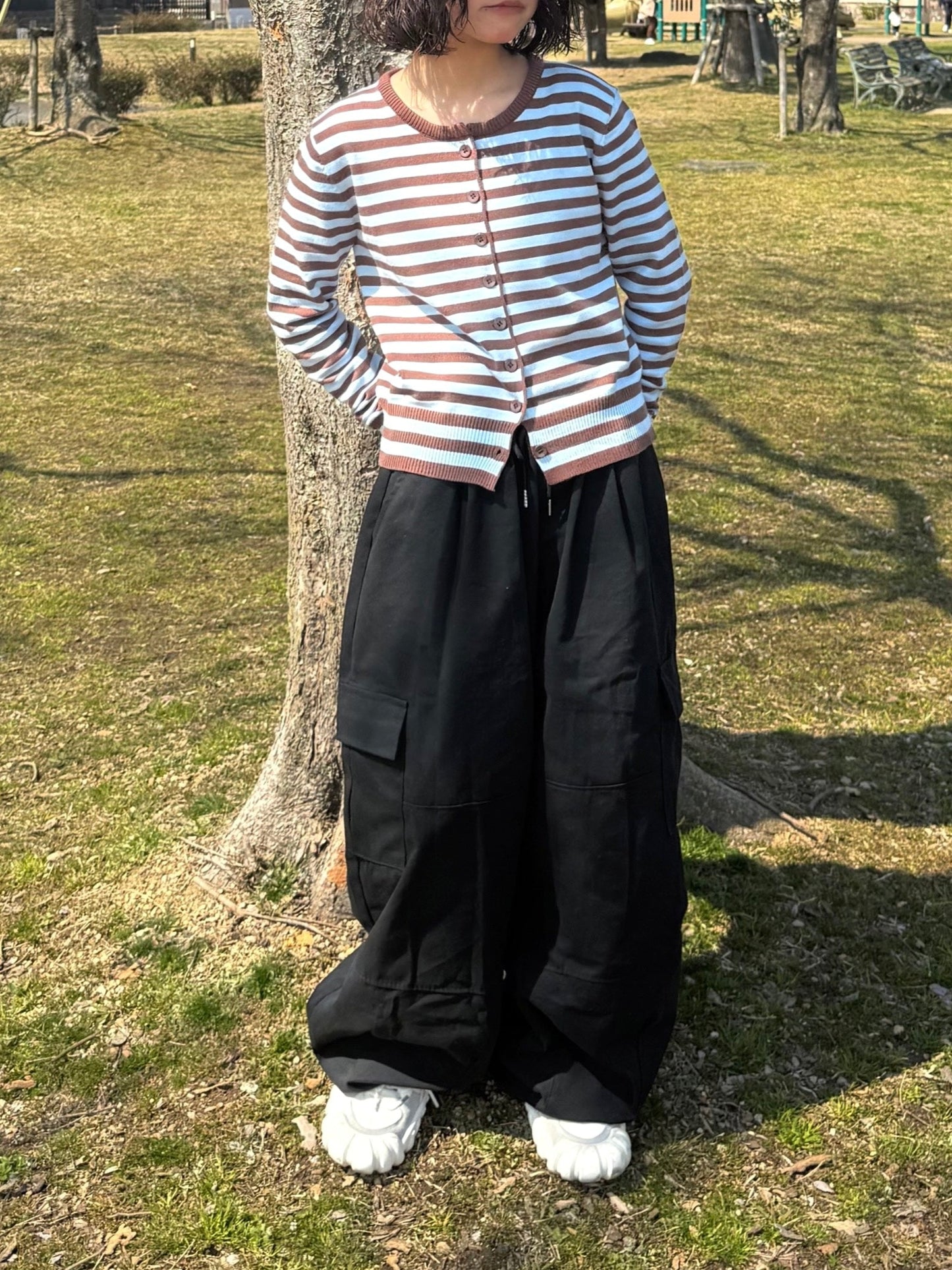 ボーダーカーディガン DPB70147