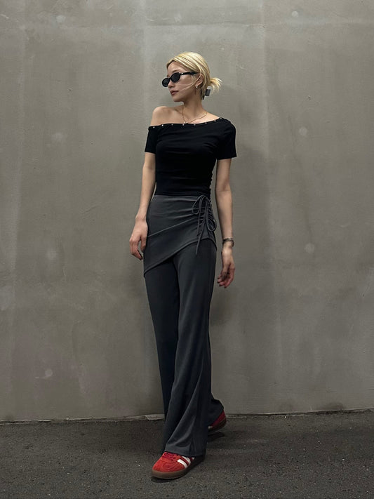 ラップデザインスカートパンツ DPB26568