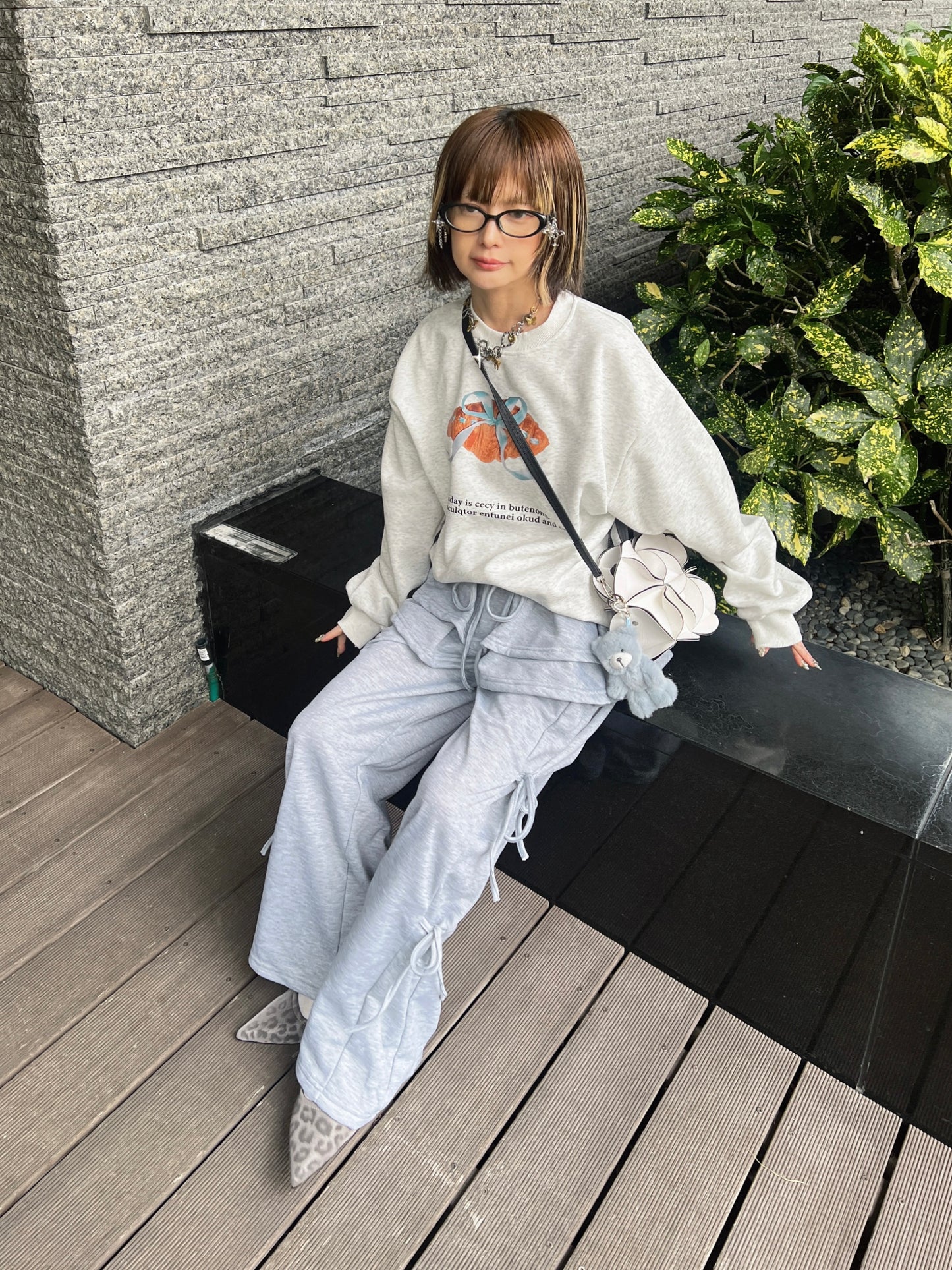 クロワッサンリボンスウェット DPB79210