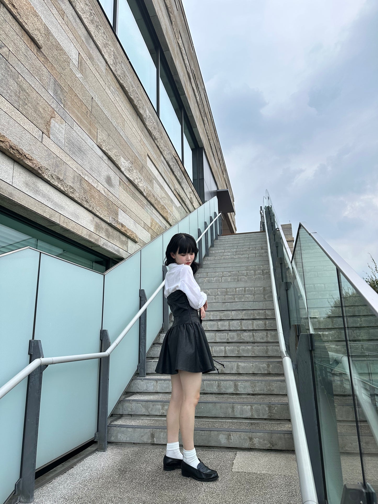 フェイクレザーウエスタンワンピース DPA43201