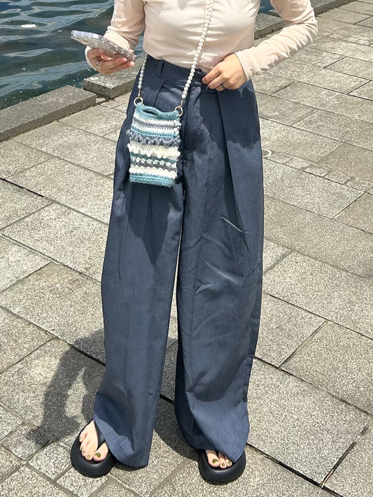 グレーワイドスラックス DPA61357