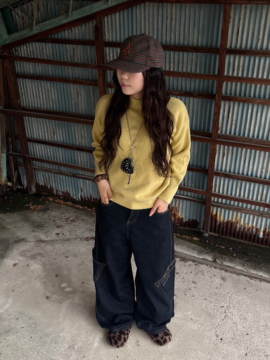 ベーシックイエローニット DPB89117