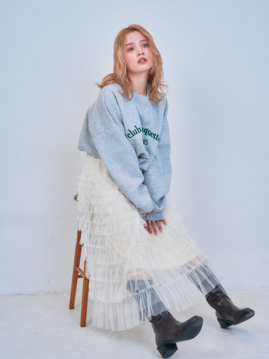 レイヤードフリルスカート DPB75010