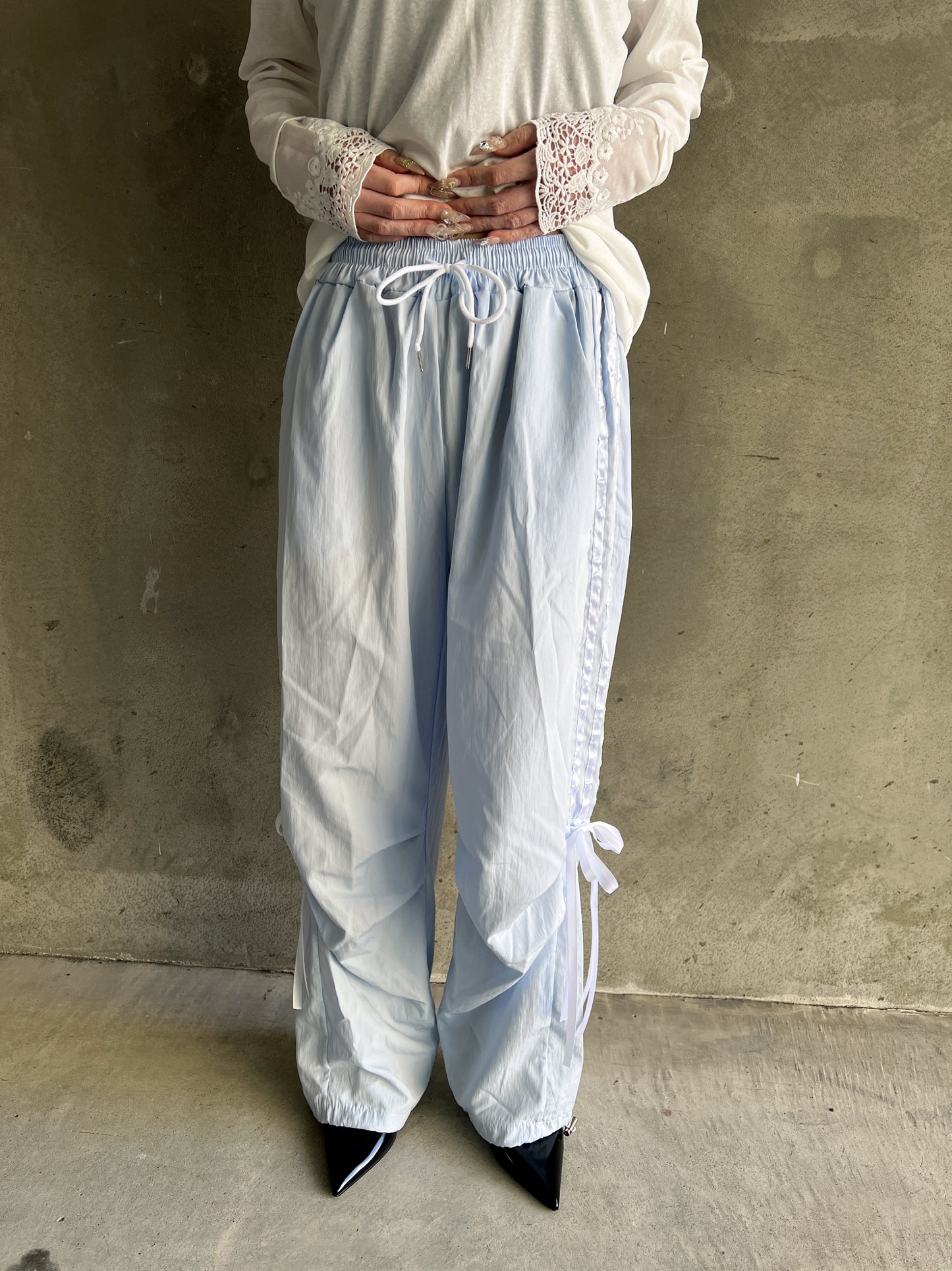 ラインリボンワイドパンツ DPB79139