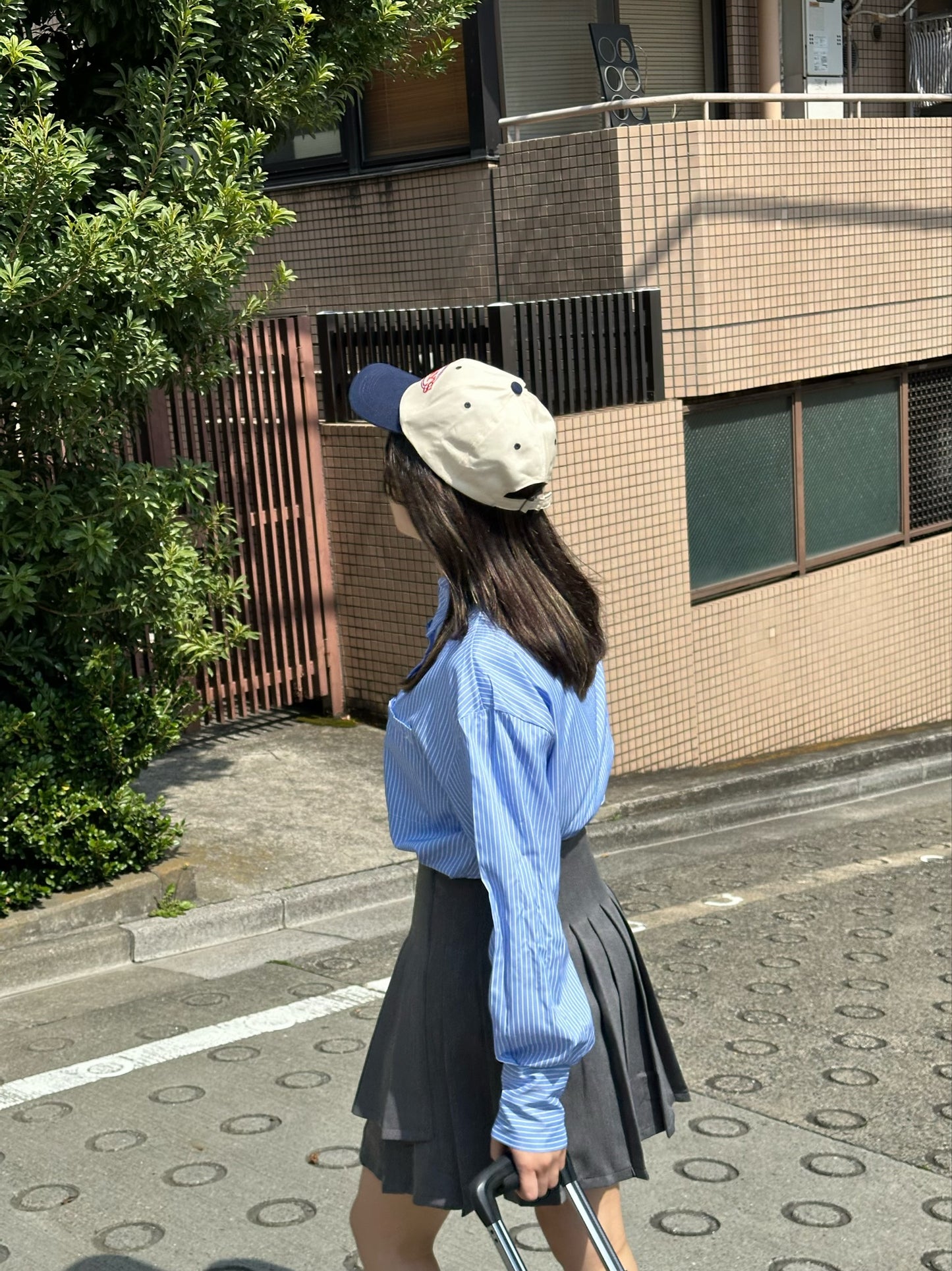 ブルーストライプシャツ DPB47260