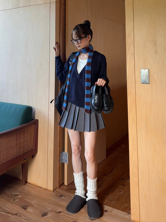 レイヤードライクVネックニット DPB88073