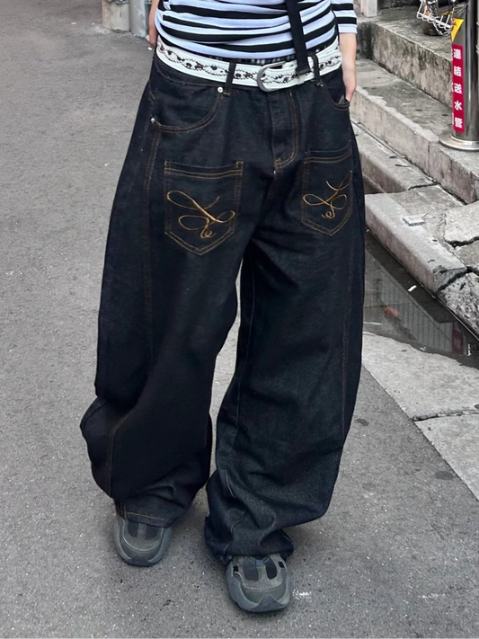 フロントステッチポケットデニムパンツ DPB92028