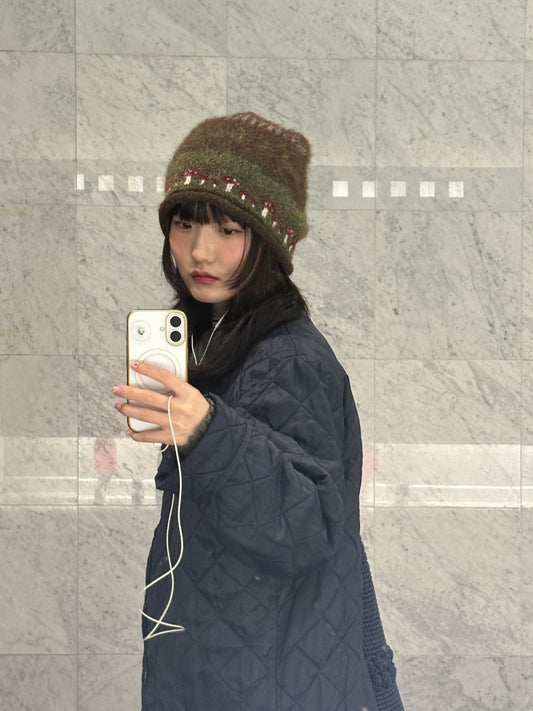 レトロルーズニット帽 DPA43738