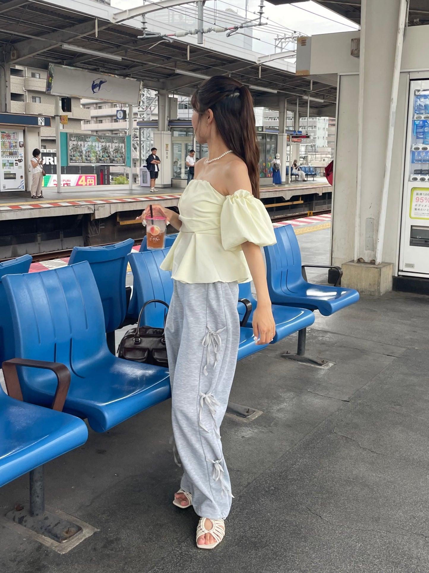 リボンスウェットパンツ DPB80011