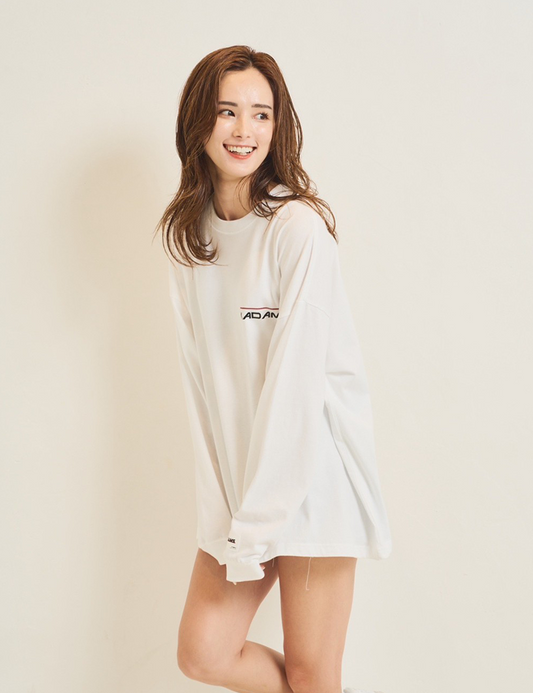 K.ADAMSロゴロングスリーブTシャツ