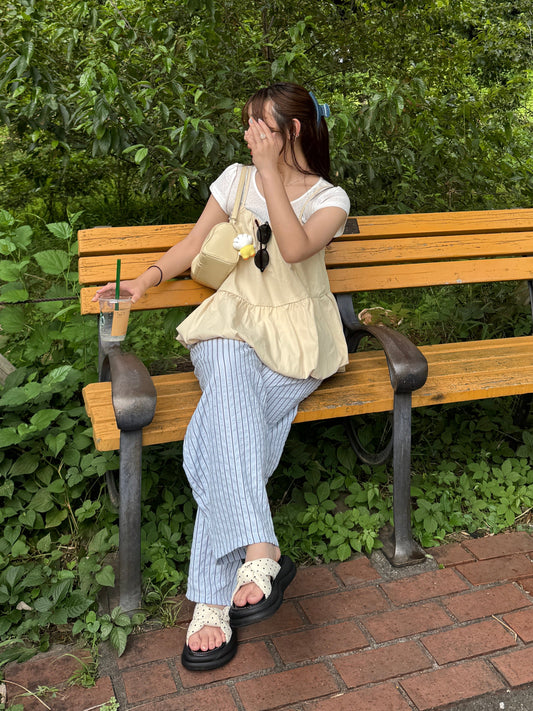 ウエストゴムサッカーストライプパンツ DPB78179