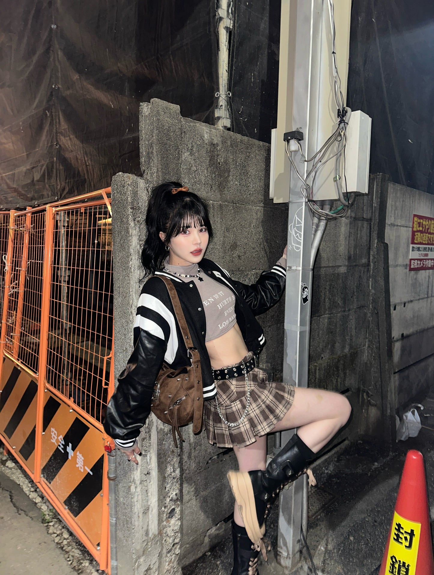 バイカラーハイブーツ DPB39213