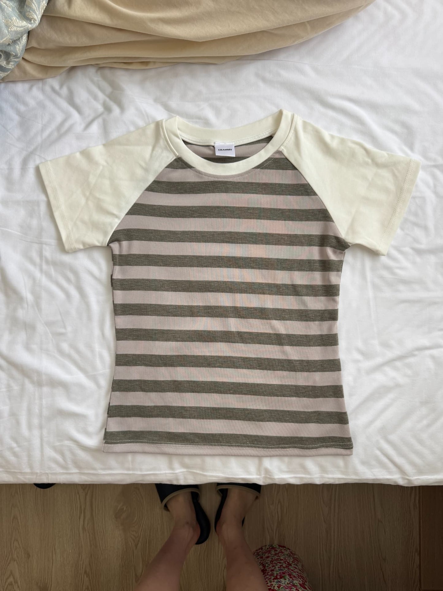 ボーダーラグランスリーブTシャツ DPC07048