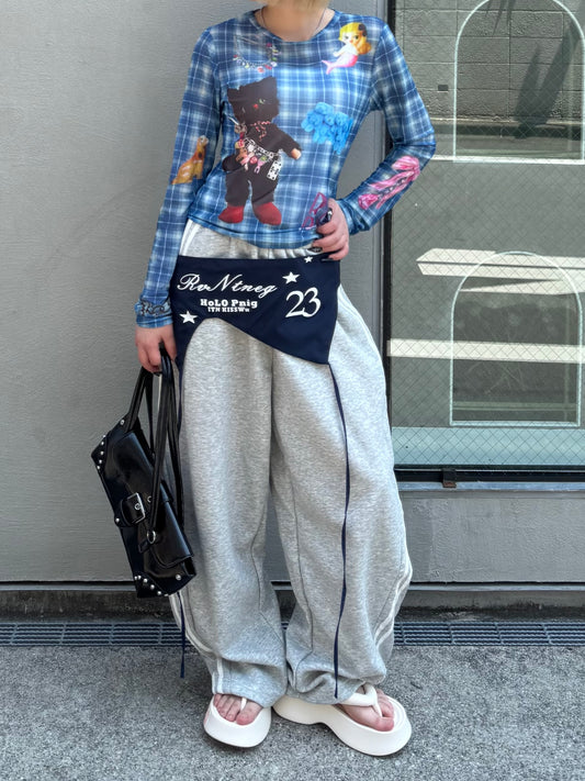 ウエストレイヤードスウェットパンツ DPB86273