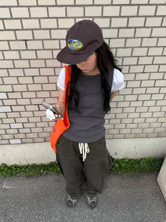 クルーネックボーダータンクトップ DPB85261