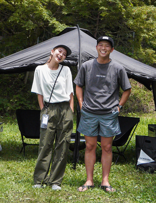 刺繍ロゴTシャツ