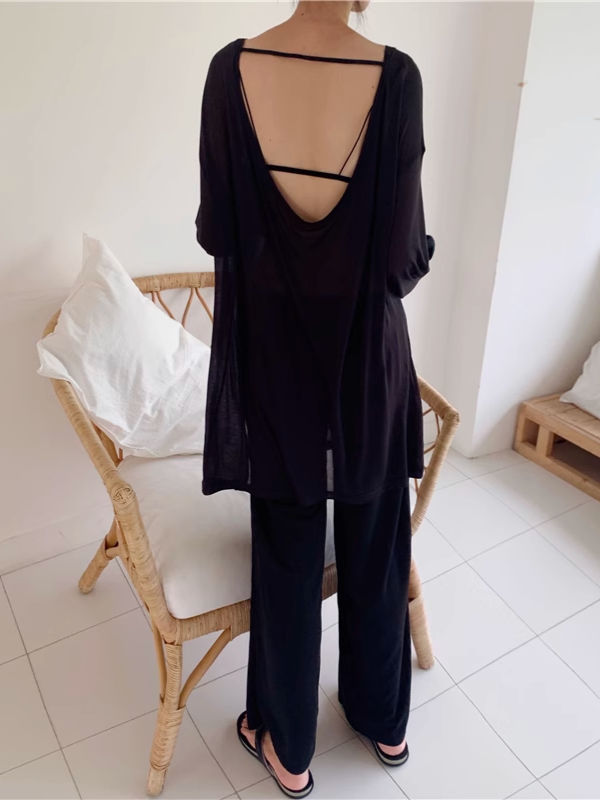 シンプルルーズパンツ CPA42083