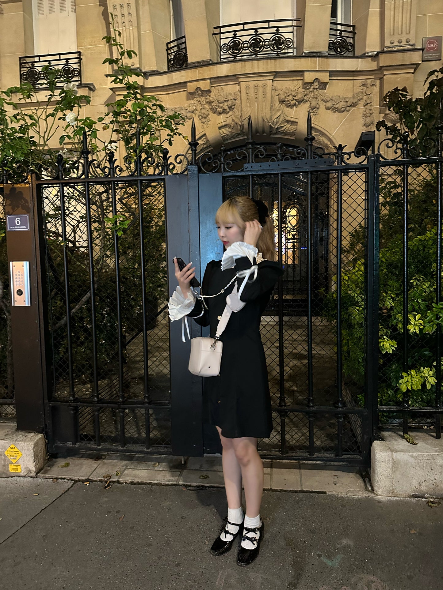 フレア袖クラシックワンピース CPA31042