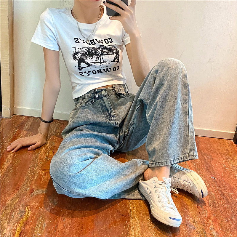 COWGIRLクロップドTシャツ DPB71171