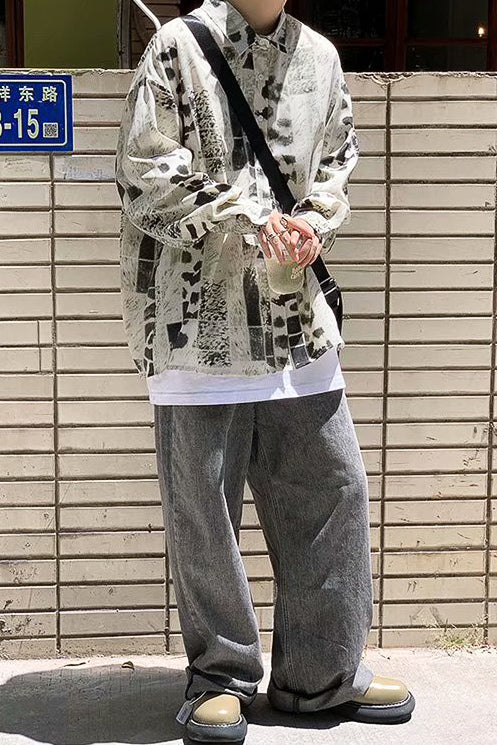 ストリートラフペイントシャツ SPA09121