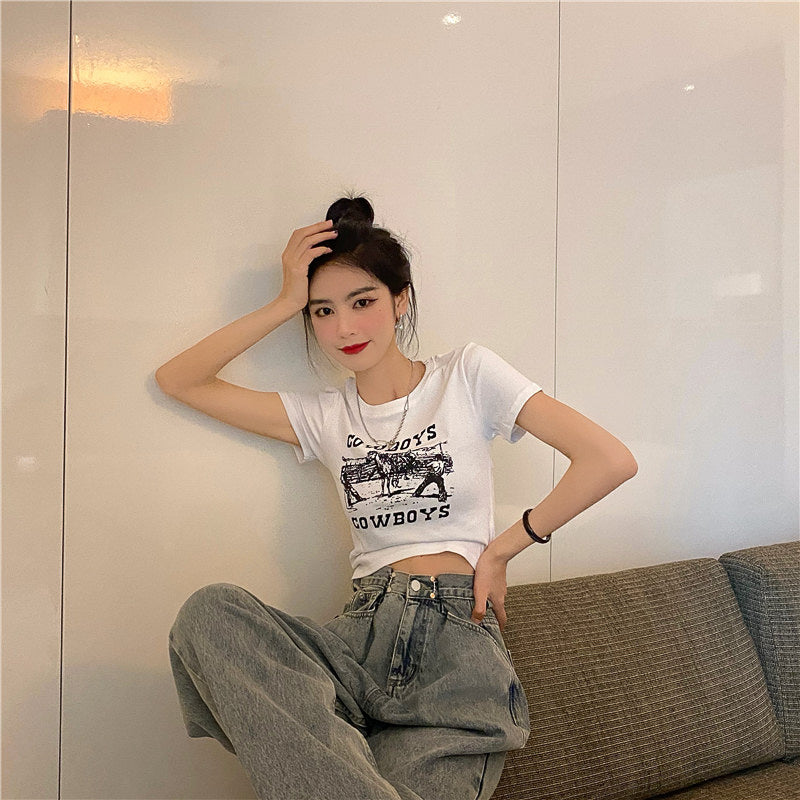 COWGIRLクロップドTシャツ DPB71171