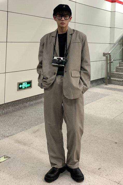 ギンガムチェッククラシックスーツ SPA09053