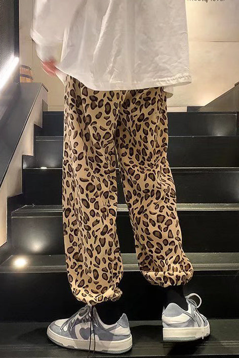 レオパードドローストリングパンツ SPA09278