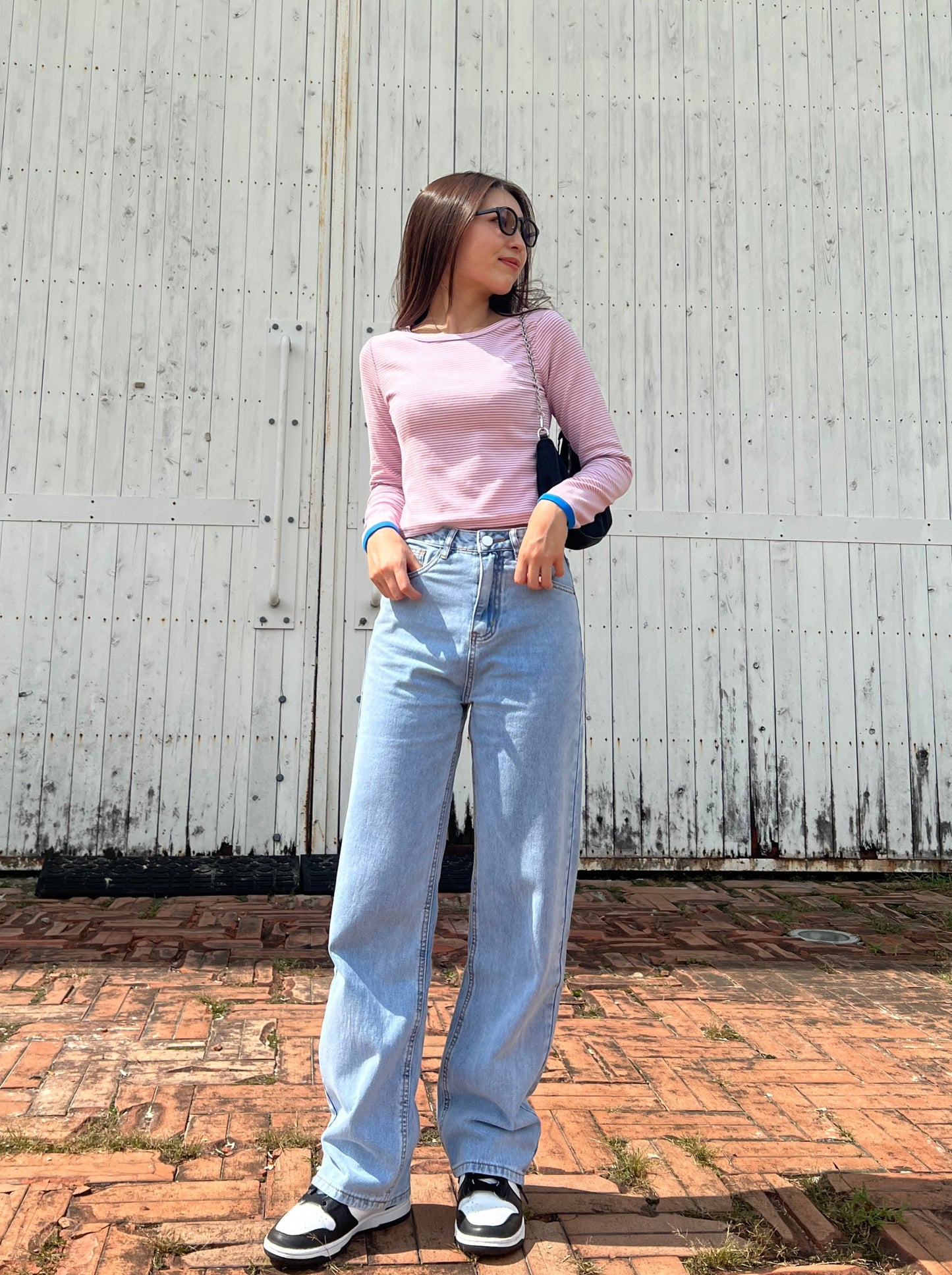 ボーダーロングTシャツ DPA30267