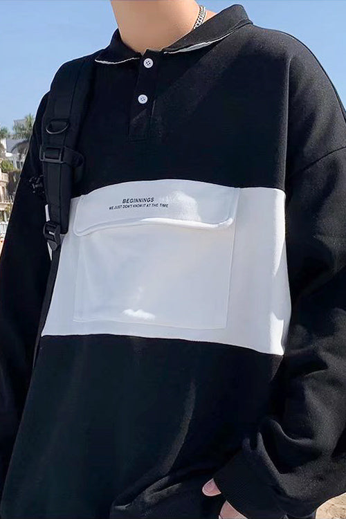 フロントポケットロングポロ SPA09229