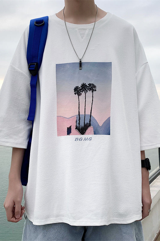 サマープリントスタイルTシャツ SPA09075