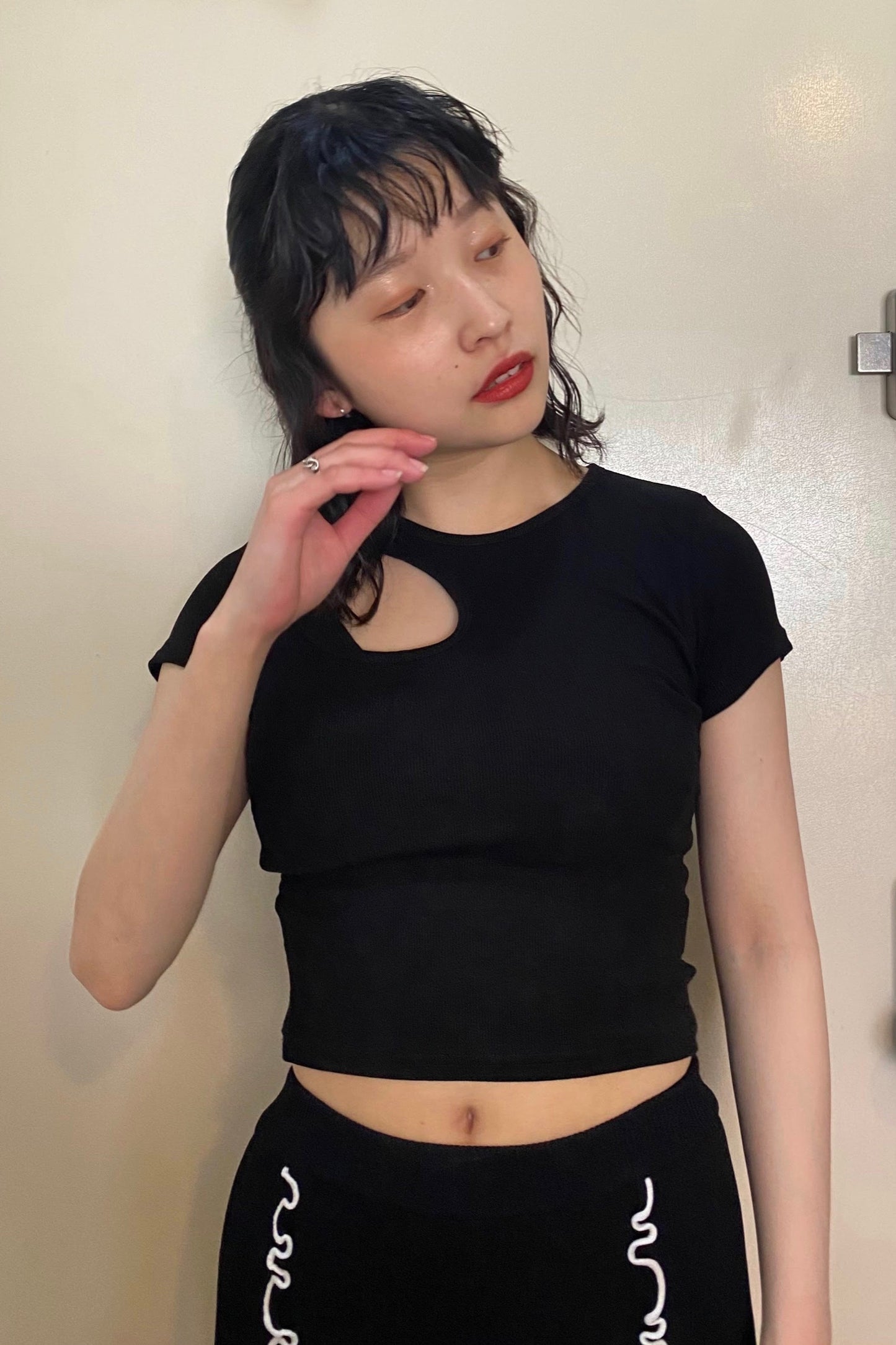 フロントカットアウトTシャツ CPA01020