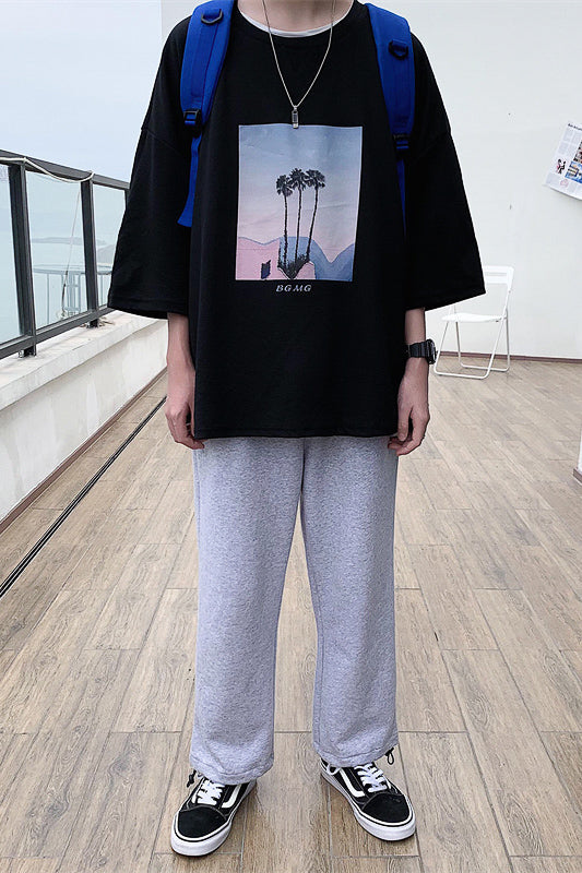 サマープリントスタイルTシャツ SPA09075