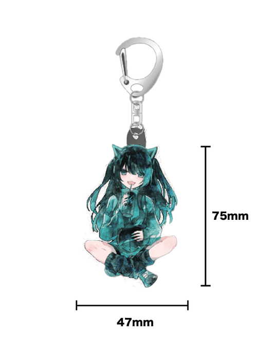 【ゆら猫生誕祭】アクリルキーホルダー