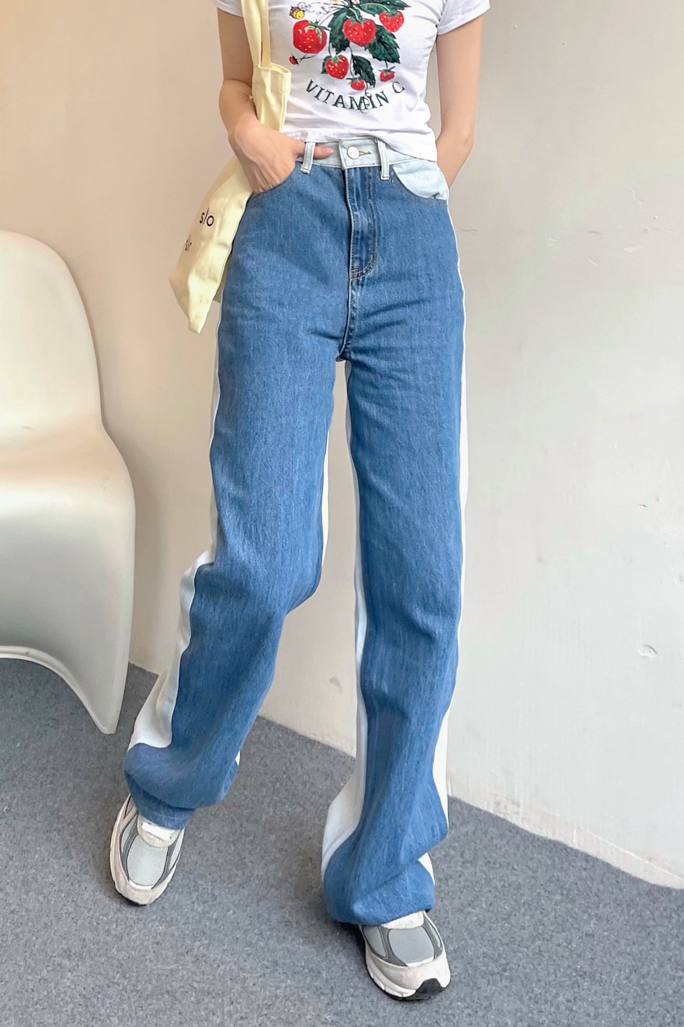 バイカラースイッチパンツ DPA03047