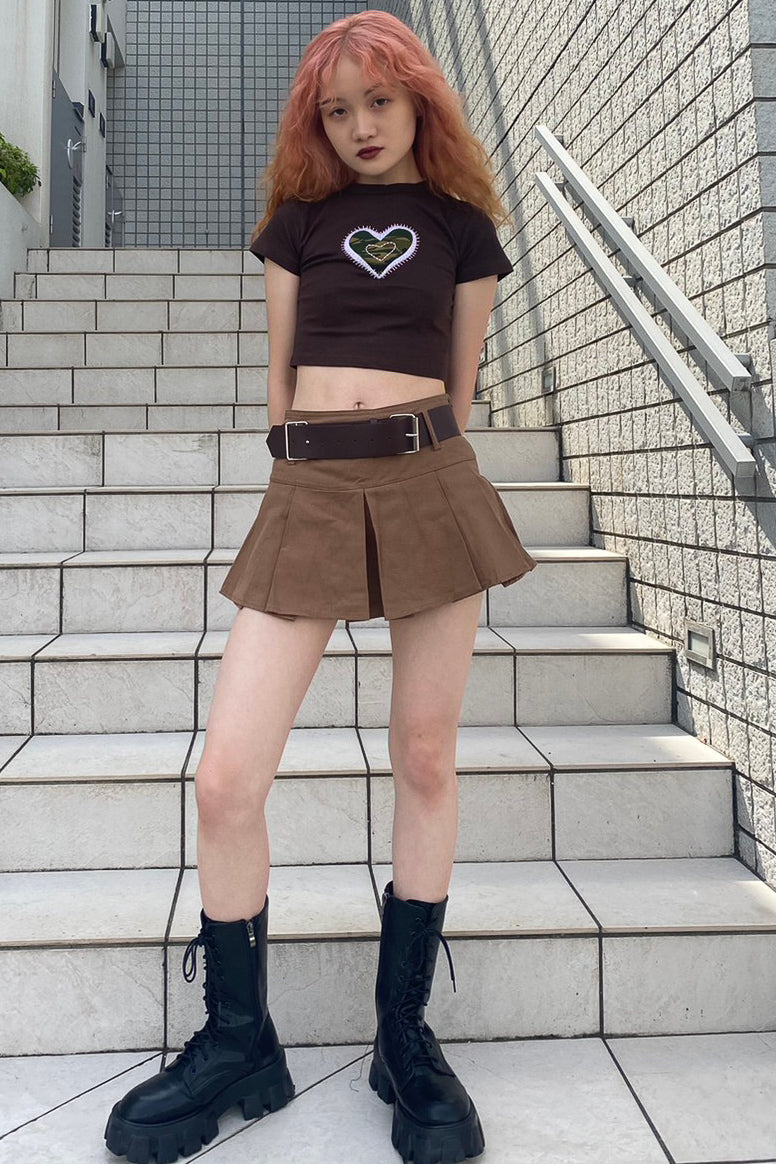 Aラインプリーツスカート DPA01027