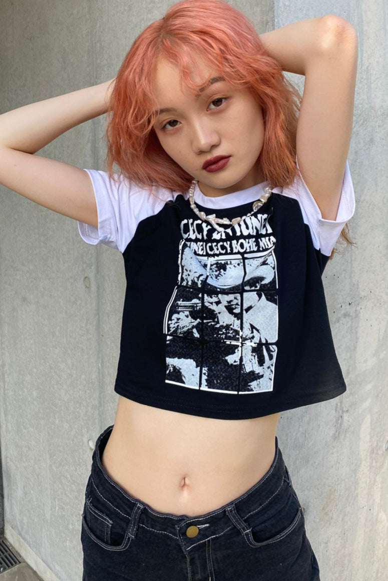 ウエスタンフォトプリントTシャツ DPA01020
