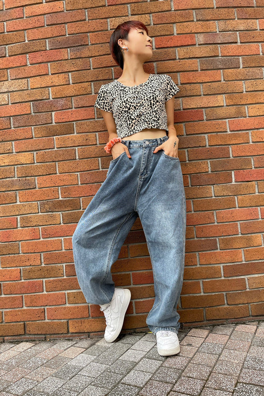 ハイウエストルーズデニム DPA03022