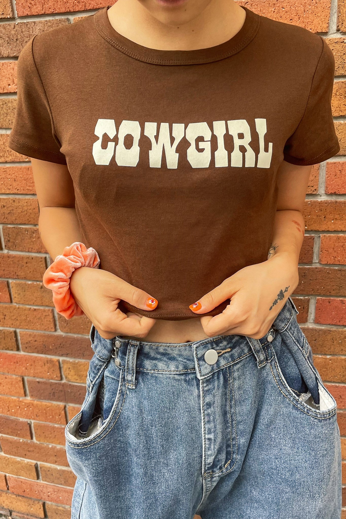 COWGIRLロゴTシャツ DPA03007