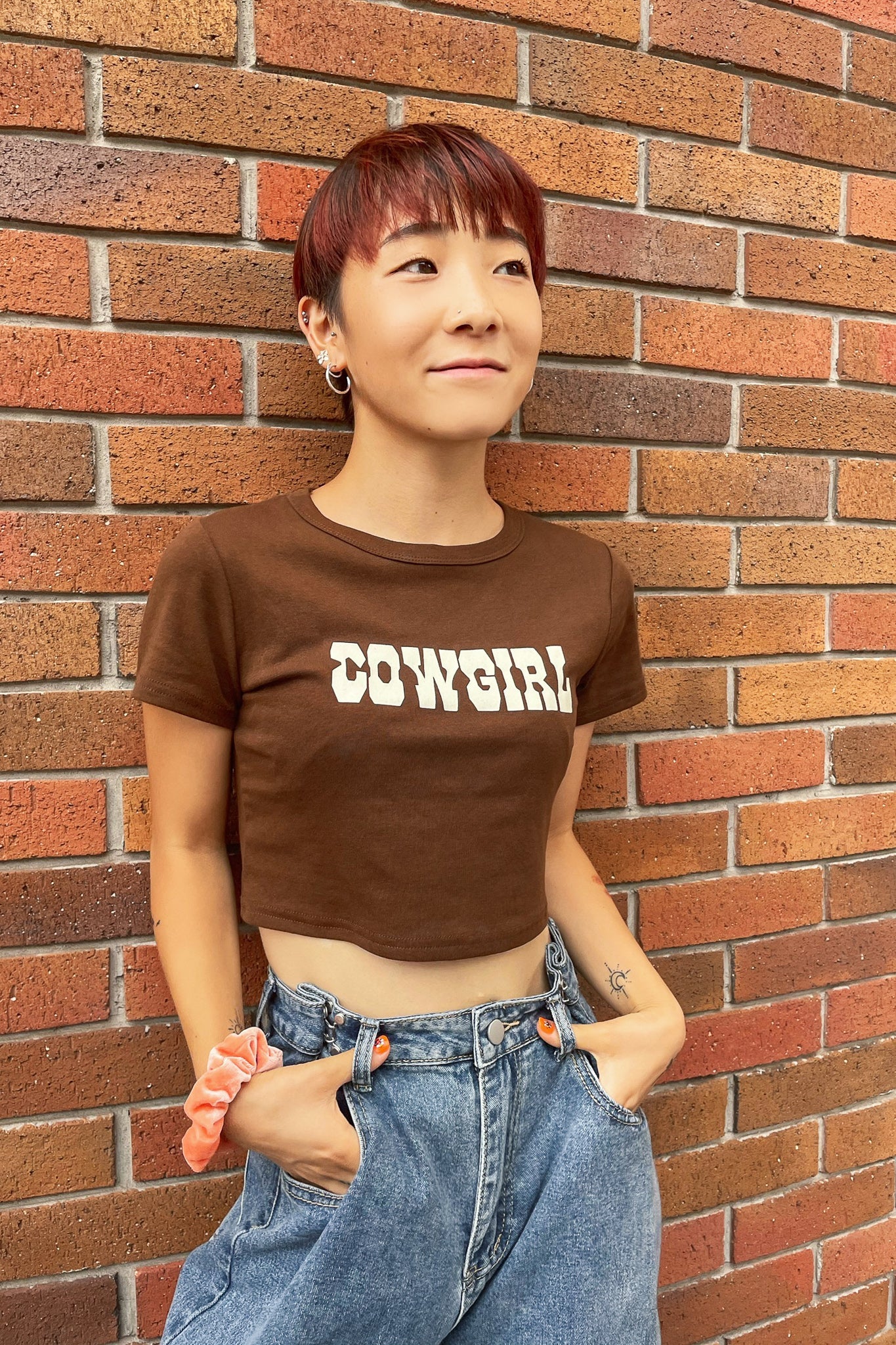 COWGIRLロゴTシャツ DPA03007