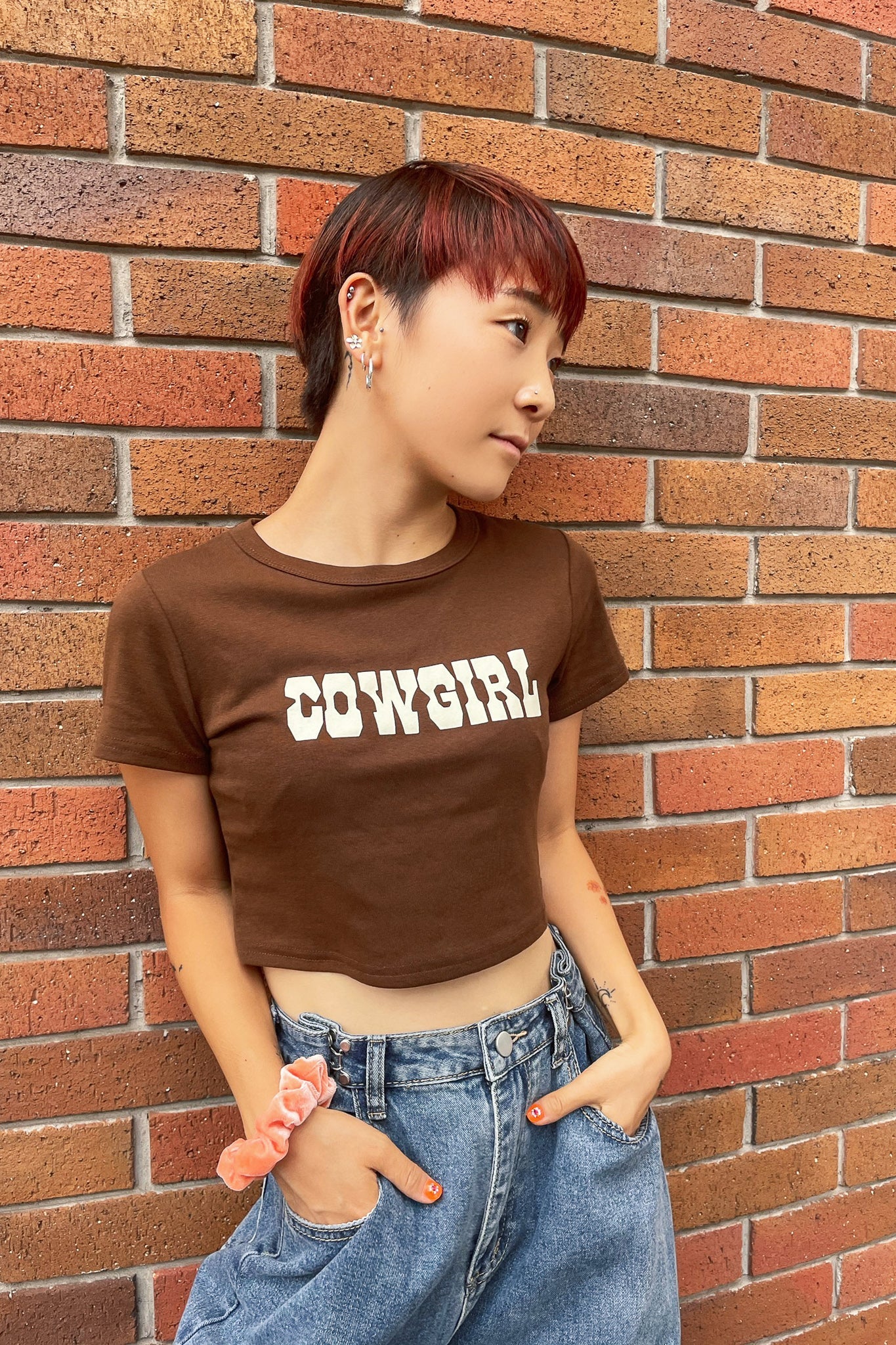 COWGIRLロゴTシャツ DPA03007