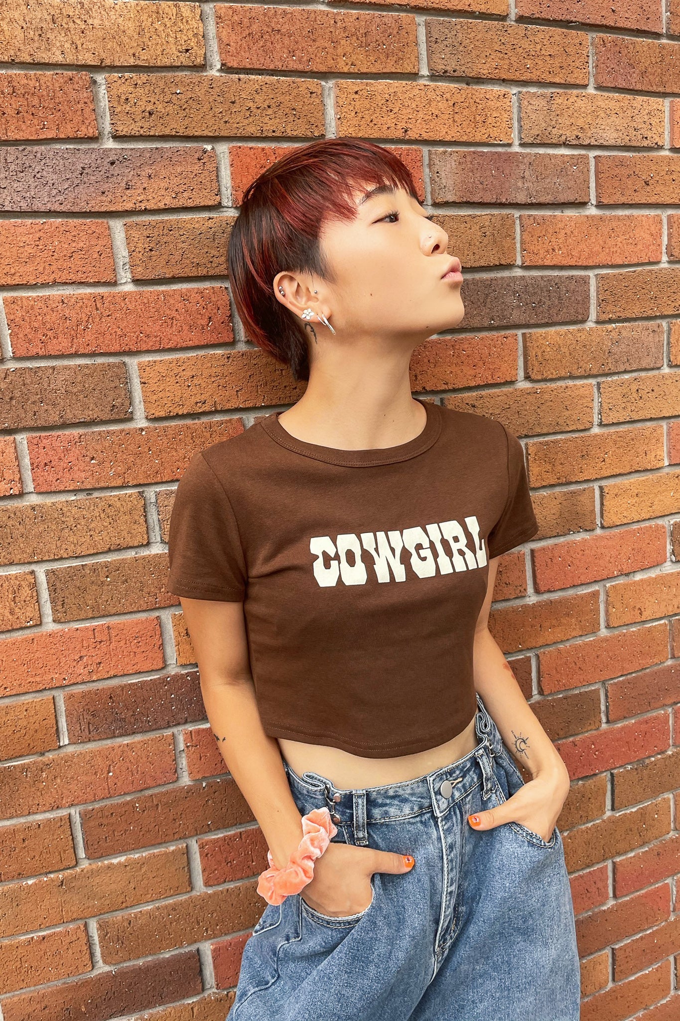 COWGIRLロゴTシャツ DPA03007