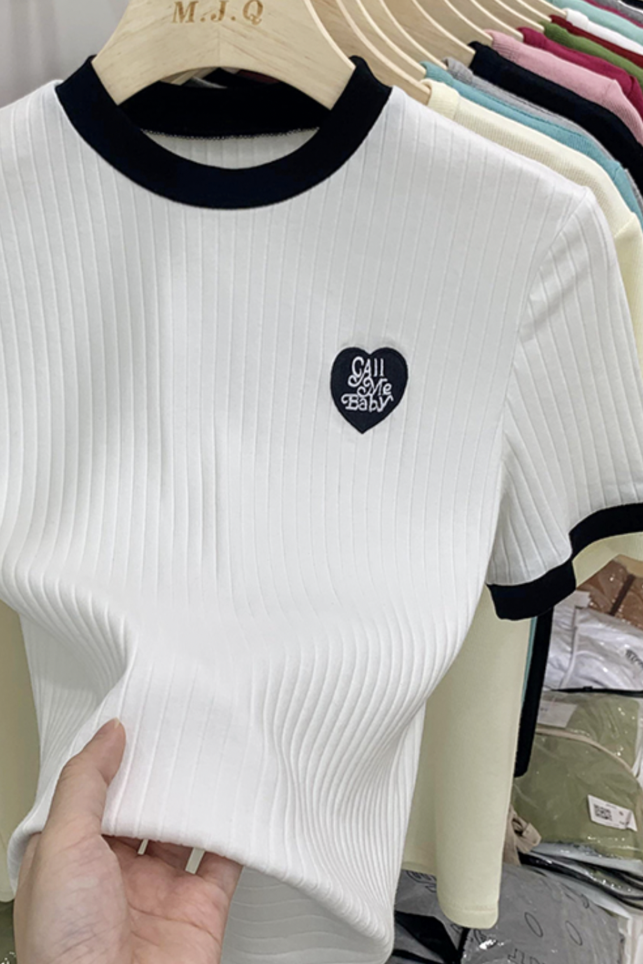 ハートデザインタイトTシャツ DPB01020