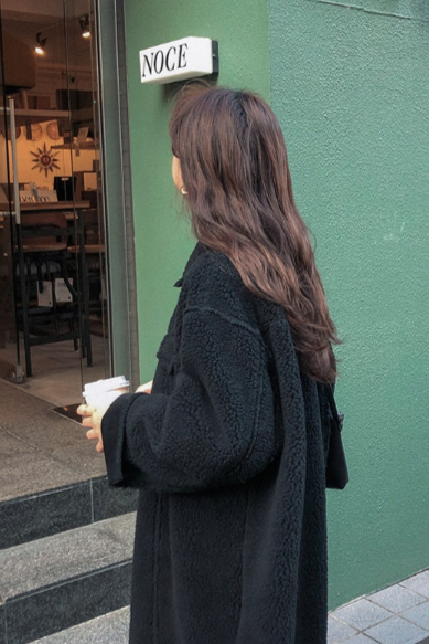 ボアロングコート CPA42210